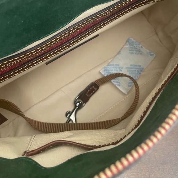 ✨HP🎉Dooney & Bourke Florentine Cameron Crossbody Satchel, Chestnut - Picture 12 of 16